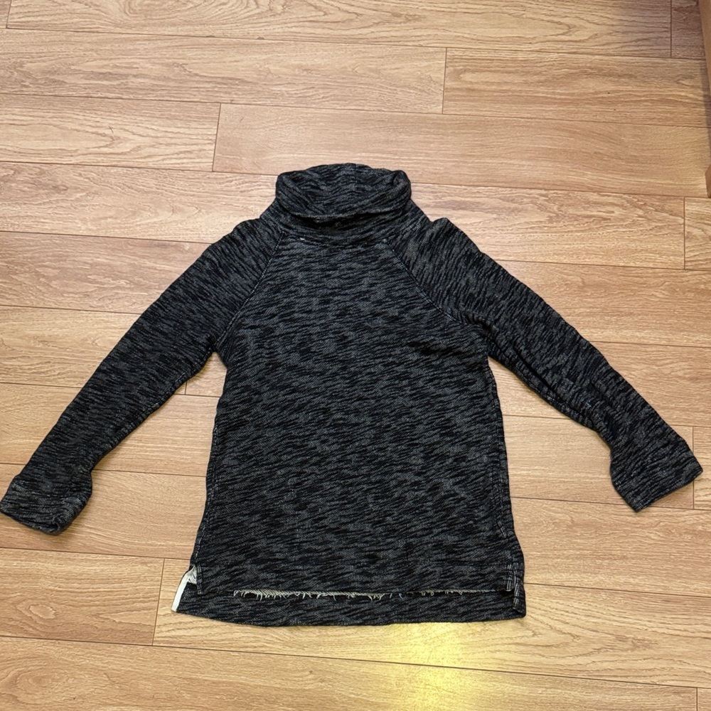 J. Crew Charcoal Turtleneck Knit Sweater/Sweatshirt
